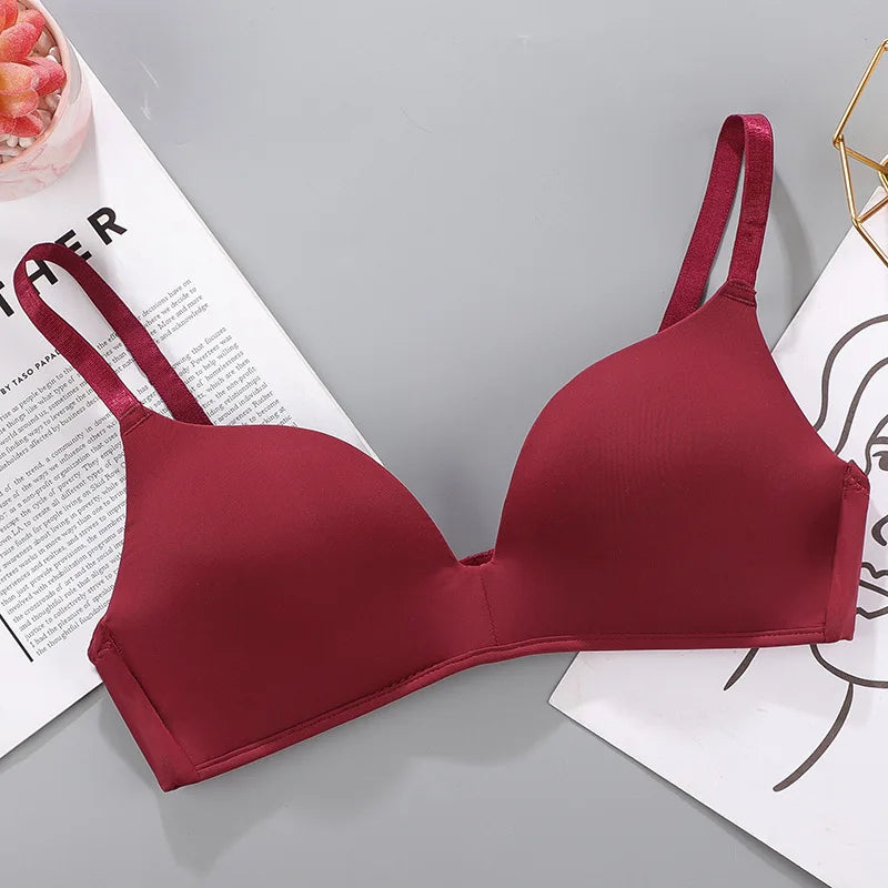 Seamless Push Up Bras Comfort Wireless Underwear Women's Breathable
