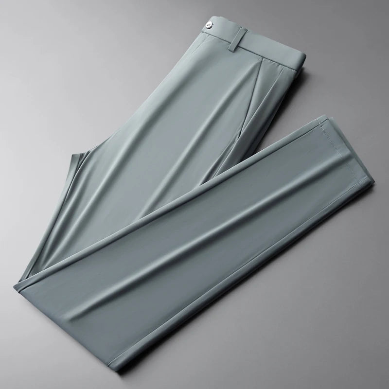 Stretch Pants Classic Simple Business Casual Formal Non-ironing Stretch Trousers Men's