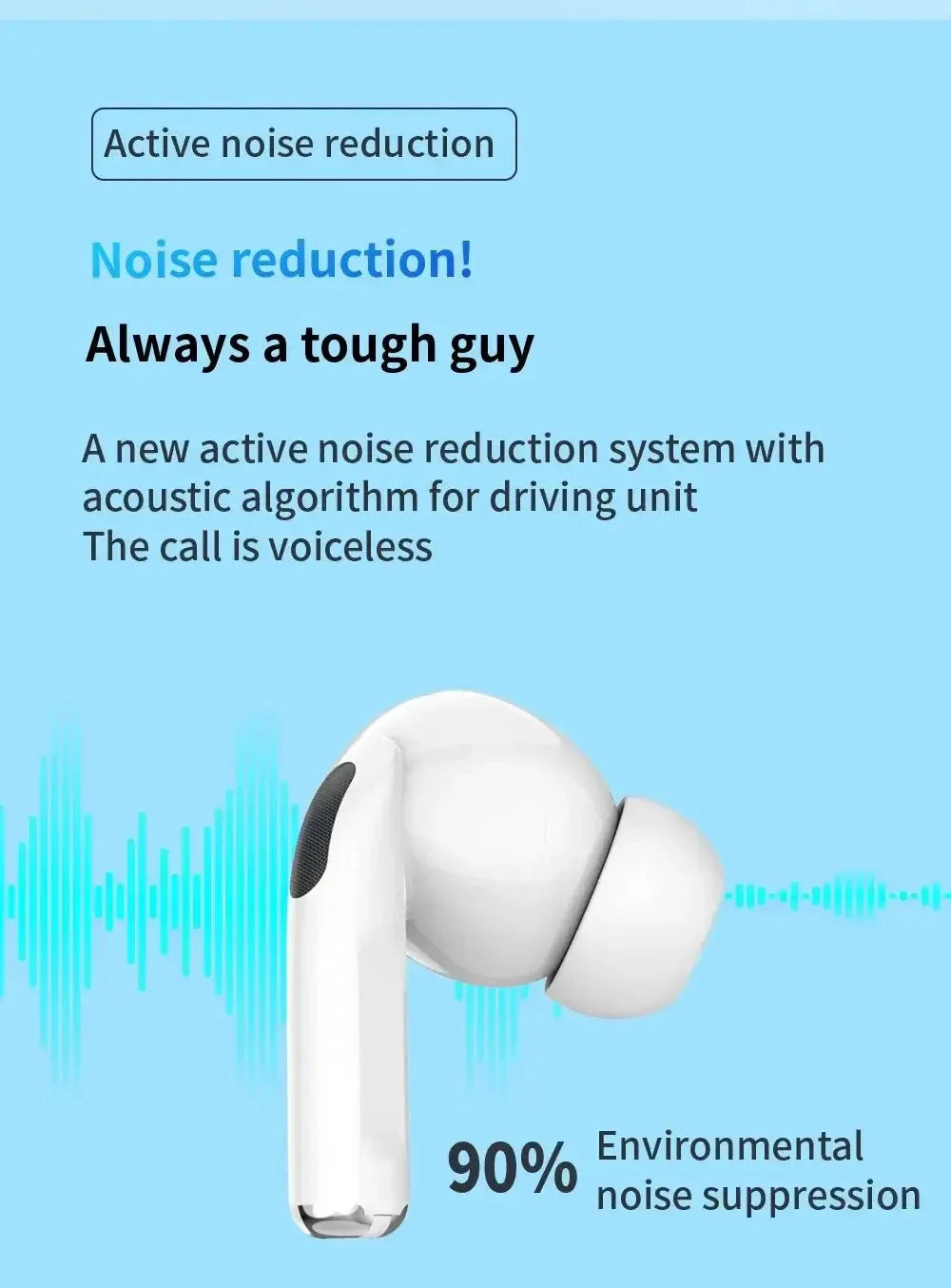 Air Pro 5 TWS Max Wireless Bluetooth Earphones In Ear Earbuds Sport Noise Cancelling Headset For Apple iPhone Headphone