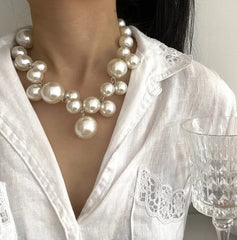 Pearl Necklace European And American Style Personality Fashion