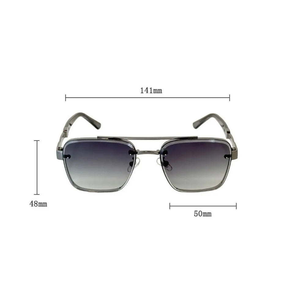 New Sunglasses For Men Luxury Fashion Glasses Sunscreen  Square Sunglasses Women Trendy Vintage Gafas De Sol Hombre Zonnebril Su