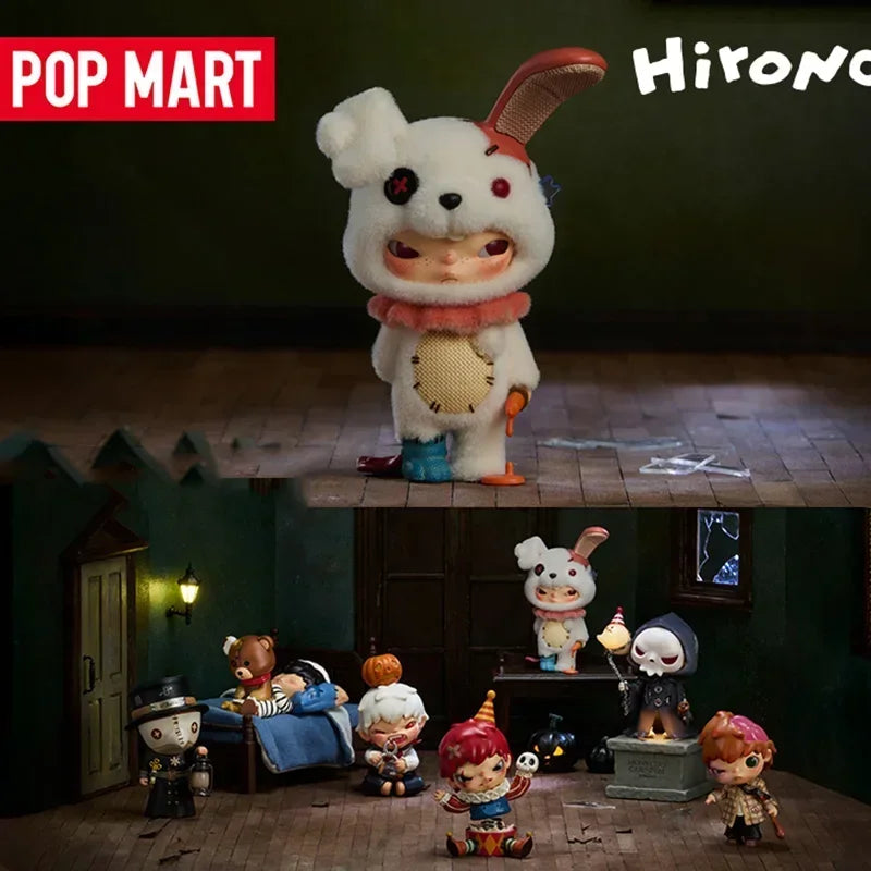 POP MART Hirono Monsters Carnival Series Blind Box Toys Kawaii Anime Action Figure Surprise Guess Bag Mystery Box