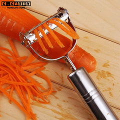 Double-Sided Vegetable Peeler Grater Julienne Peeler Slice Stainless Steel Potato