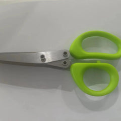 Muti-Layers Kitchen Scissors Stainless Steel Vegetable Cutter Scallion Herb Laver