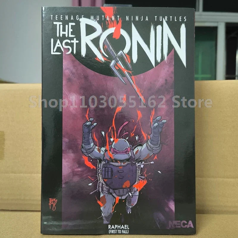 NECA The Last Ronin Leonardo Raphael Donatello Splinter Casey Jones Michelangelo Battle Damaged Action Figure TMNT Toys