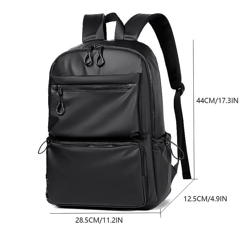 A 14 Inch Computer Backpack Large Capacity Simple Durable Men's Backpack Lightweight Men's Travel Backpack Student Schoolbag
