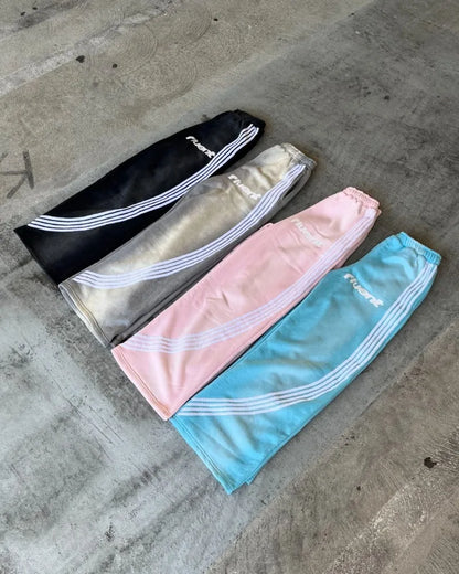 Wide-leg Pants Y2K Harajuku Retro Classic Striped Sweatpants Hip-hop Street