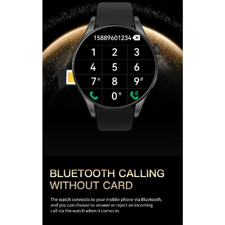 2025 New BW16 4G Smartwatch with Google Play, 1.5" Display, SIM Support, Pedometer & Sleep Monitor