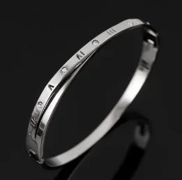 Stainless Steel With Zirconia Bracelet Simple Jewelry