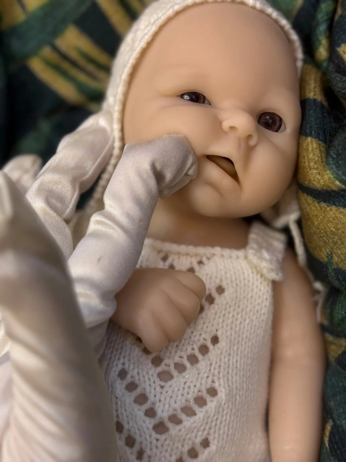 Reborn Dolls 13Inch Open Mouth Silicone Girl Full Body Soft Silicone Unpainted Newborn Baby Dolls reborn de silicone real cuerpo
