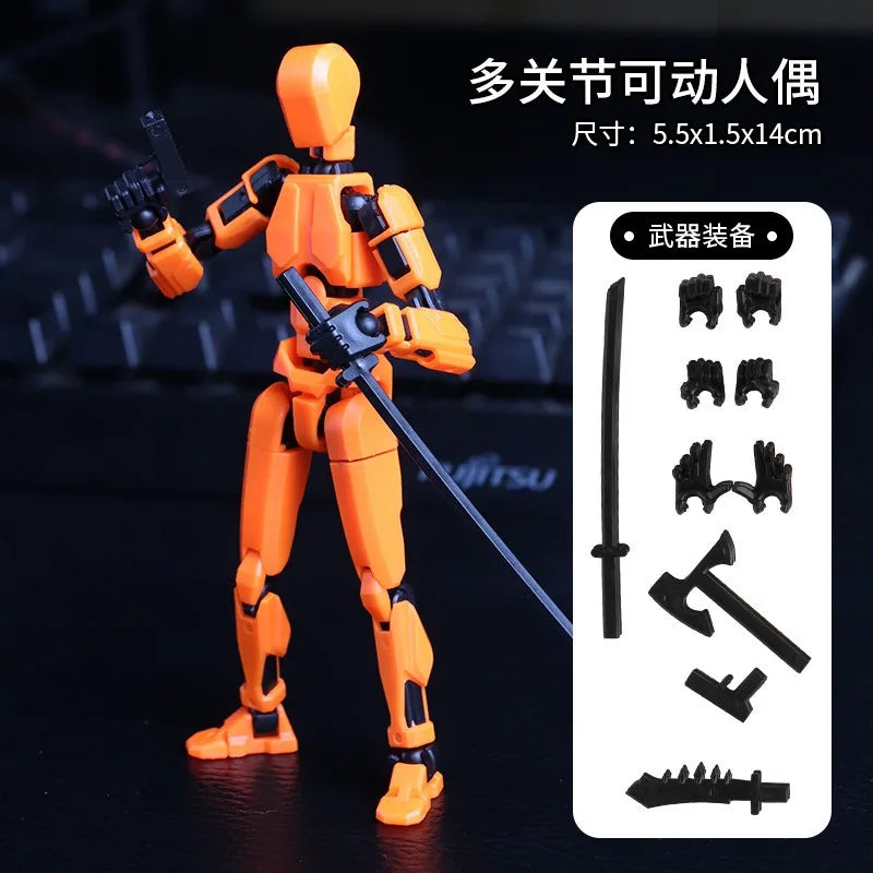 Multi-Jointed Movable Shapeshift Robot 3D Printed Mannequin Dummy 13 Action Figures Toys Kids Adults Parent-children Games gifts