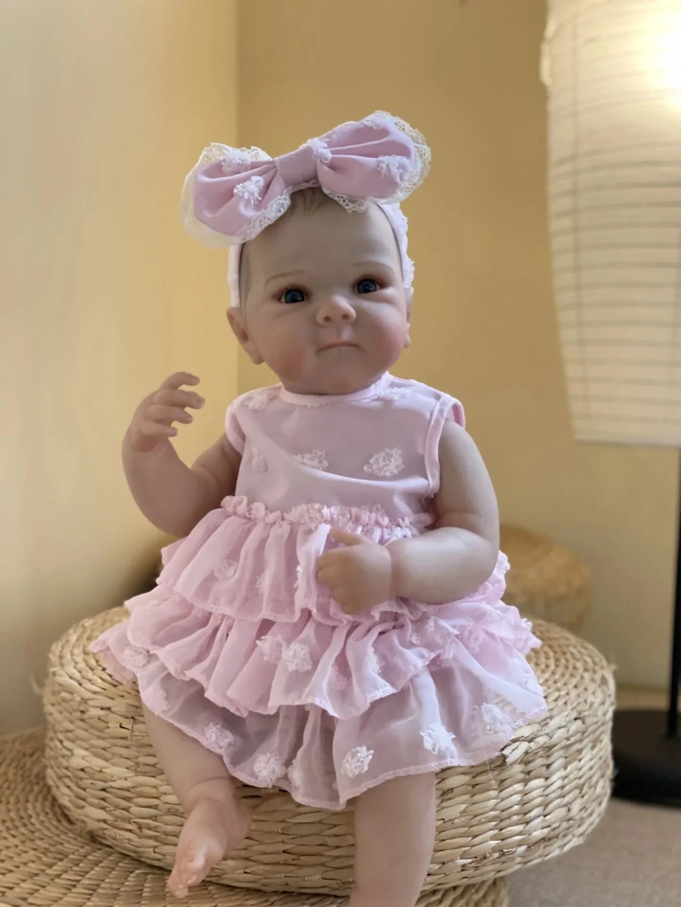 18inch Girls Bettie Full Silicone Vinyl Bebe Reborn Lifelike Painted Soft Skin Doll For Children's Gift