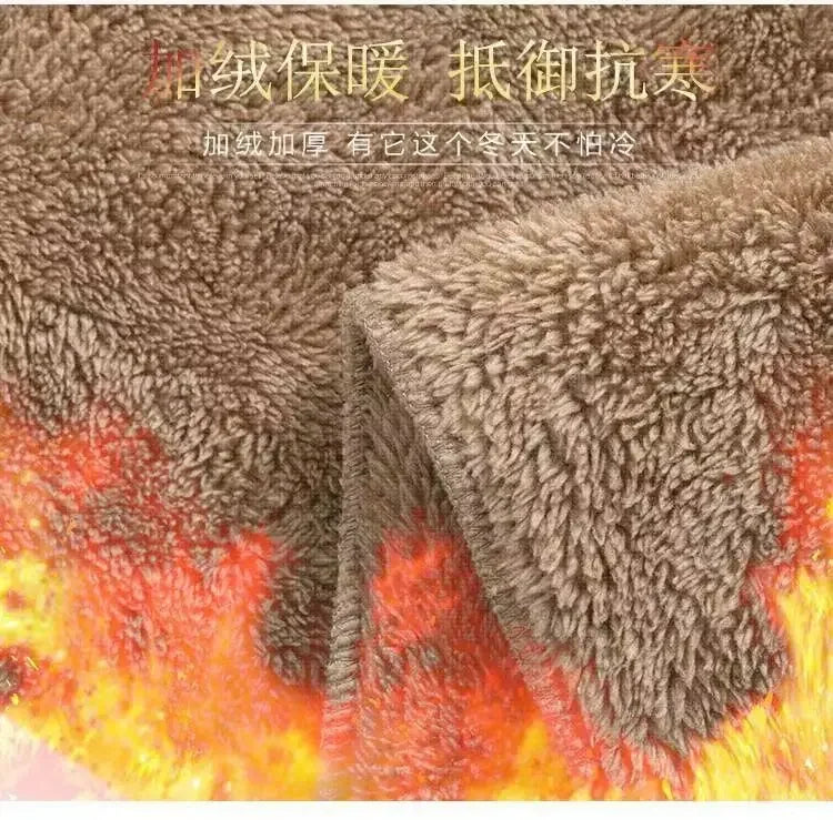 Women Winter Plush Thicken Warm Pants Loose Leggings Casual Sports Pants