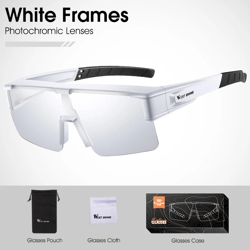 Sunglasses Glasses Men Photochromic Cycling Glasses