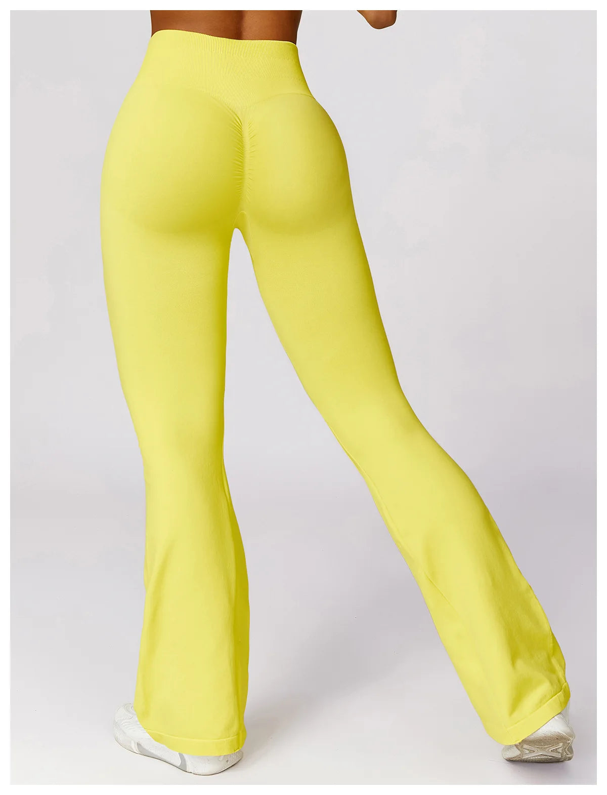 Seamless Flared Leggings Scrunch Sports Leggings Women Gym Yoga Flared Pants