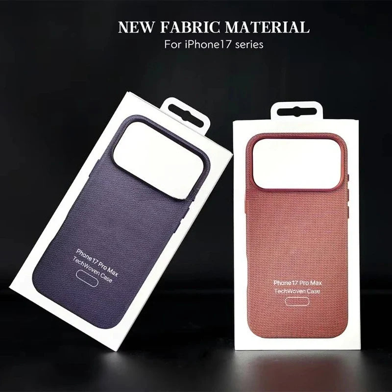 @Original For Apple Magsafe Techwoven Magnetic Case For IPhone 17 Pro Max Wireless Charging With animation Protective Cover Cap