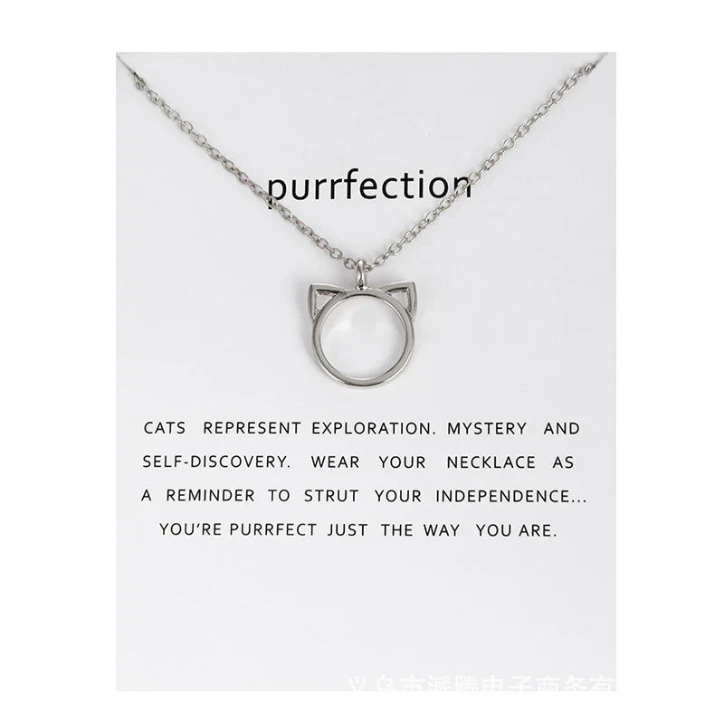 New Trendy Alloy Cute Elegant Sun Love Star Leaves Clover Unicorn Luck Pendant Necklaces for Women Fashion Accessories Jewelry