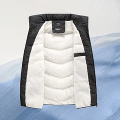 Winter Men's Clothing Wool Soft Vest Jackets Sleeveless Coat Fashion Male Warm