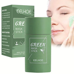 Green Tea Mask Facel Deep Cleaning Masks Stick Moisturizing Shrink Pores Blackhead Acne Facial Film Korean Skin Care Products