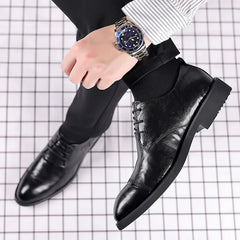 Dress Shoes for Men Shoes Men's Genuine Leather Business Formal Oxfords