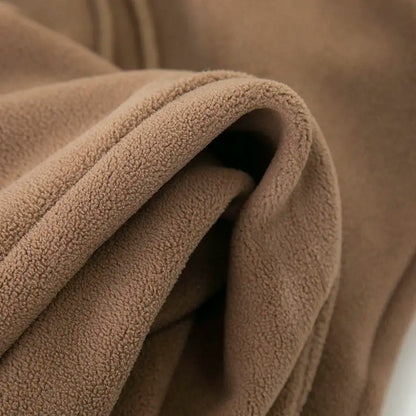 Winter Fleece Harem Pants Women Unisex Loose Wide Leg Sweatpants High Waist