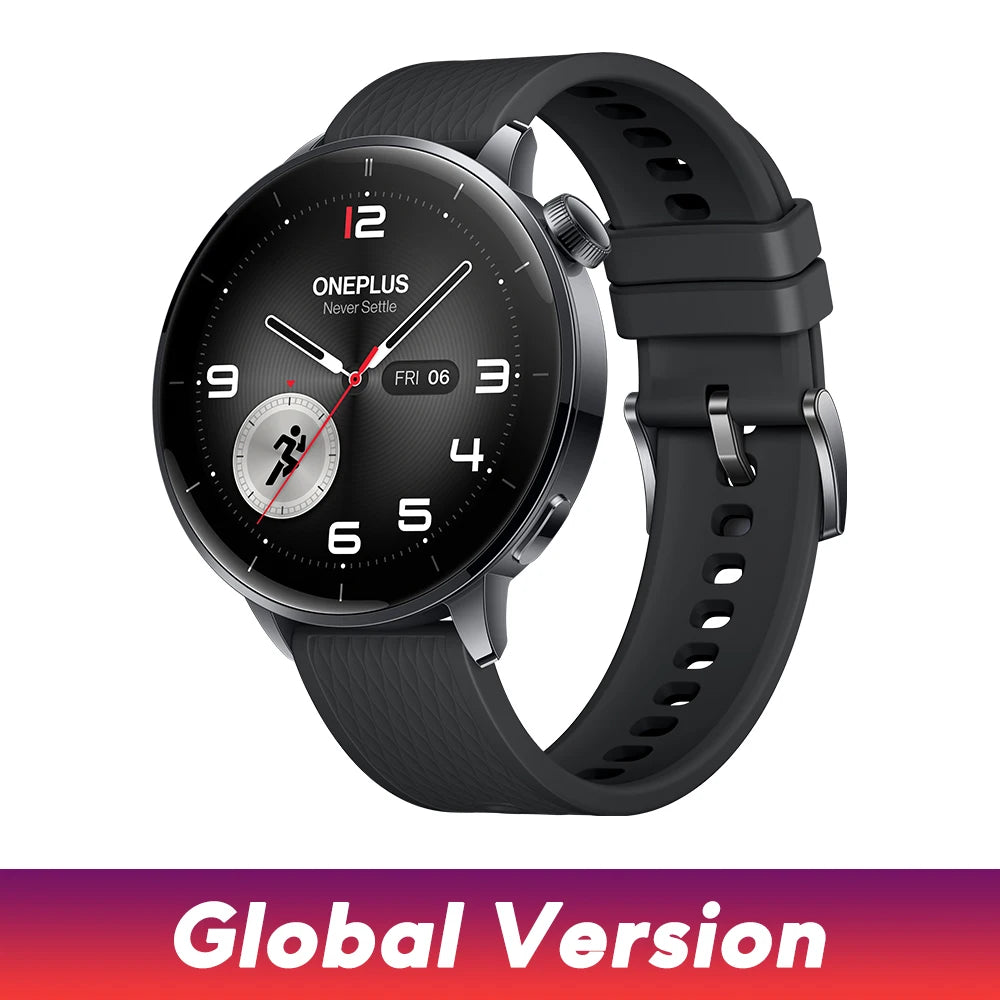 OnePlus Watch 3 43mm Global Version Smart Watch 1.32" AMOLED Smart Watch Display Up to 60h Battery Life Wear OS by Google GPS NF
