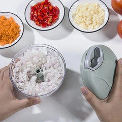 Multifunctional Vegetable Cutter Manual Meat Grinder Rotary Garlic Cutter Vegetable