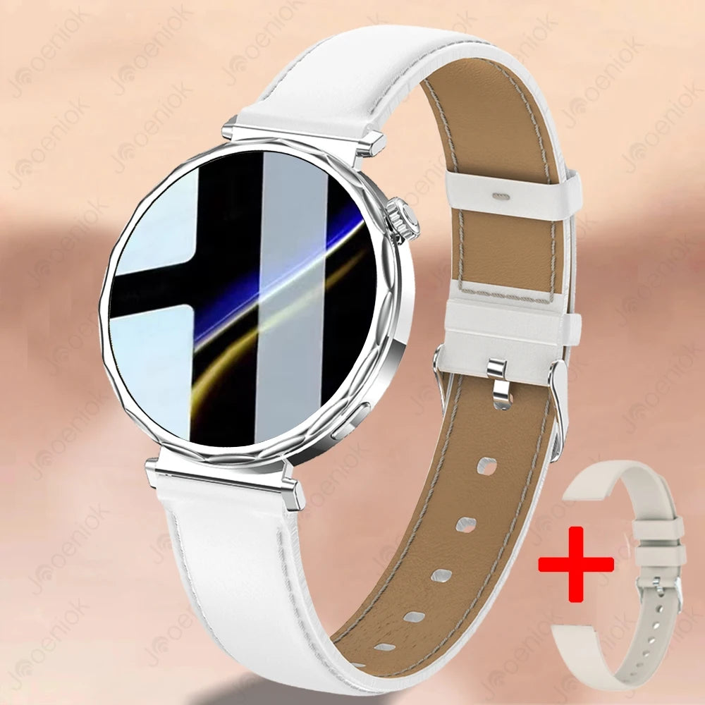 Fashion Women's Smart Watch AMOLED HD Screen Health Monitoring GPS Sports Track Watch Bluetooth Call Smartwatch Android IOS