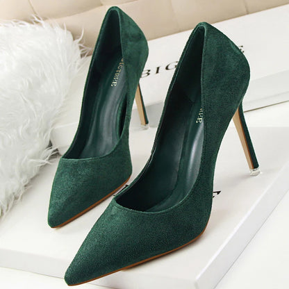 BIGTREE Shoes Women Pumps Fashion High Heels For Women Shoes Casual Pointed Toe Women Heels Stiletto Ladies Chaussures Femme
