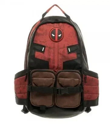 Marvel Avengers Deadpool Captains America Backpack Anime Cartoon Backpacks Outdoor Leisure Travel High Capacity Backpack