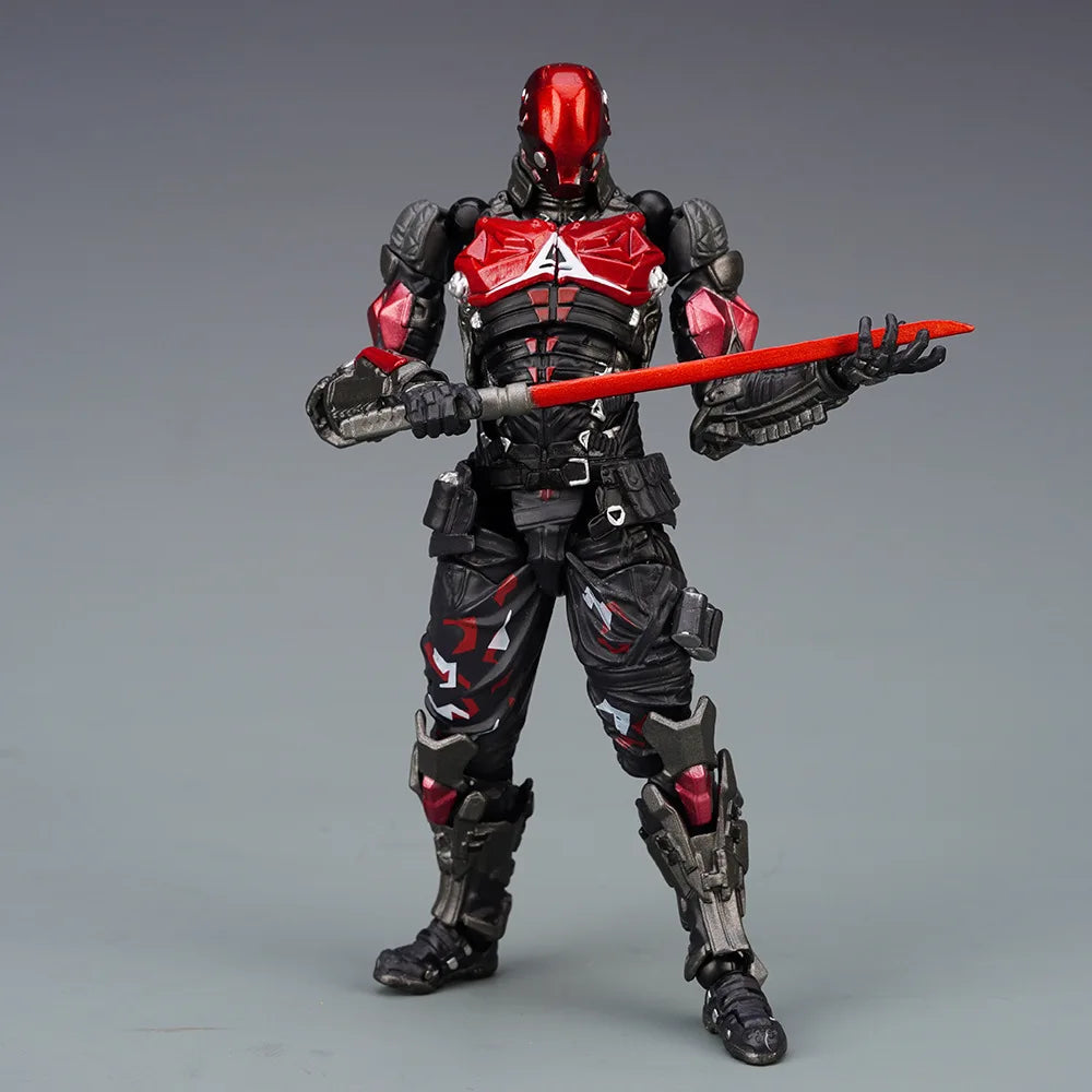 AMAZING YAMAGUCHI Arkham Knight Batman Red Hood Robin Jason Todd Figuarts Game Action Figure Model Toy Collection Christmas Gift