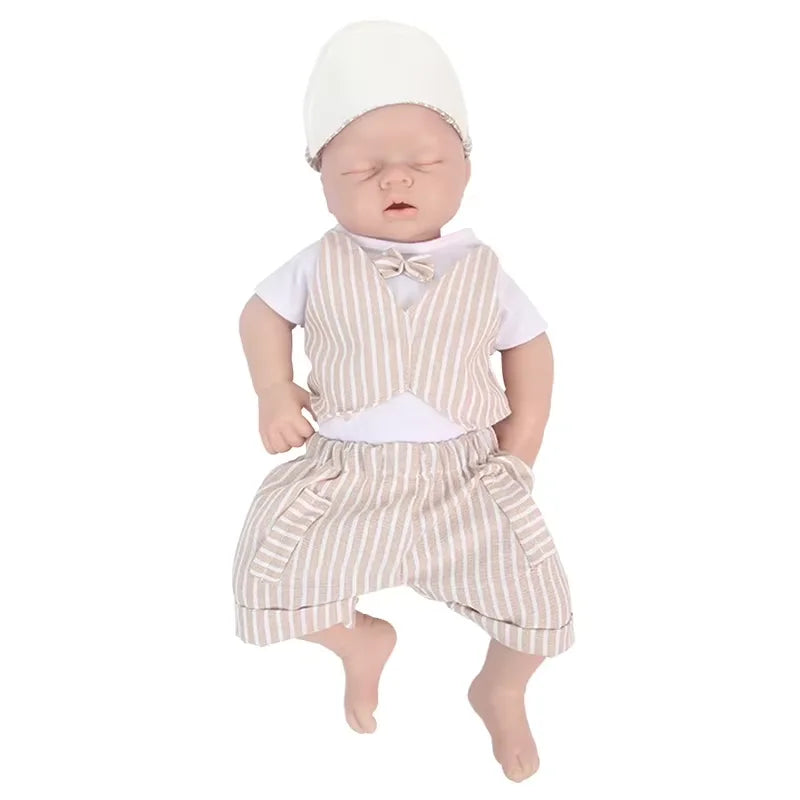 IVITA 100% Full Body Silicone Reborn Baby Dolls Painted Realistic Baby Doll Wholesale Lifelike Toys for Children Christmas Gift