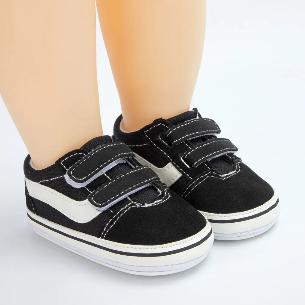 Baby Canvas Sneakers Anti-slip Soft Plaid Baby Boy Girl Shoes First Walkers
