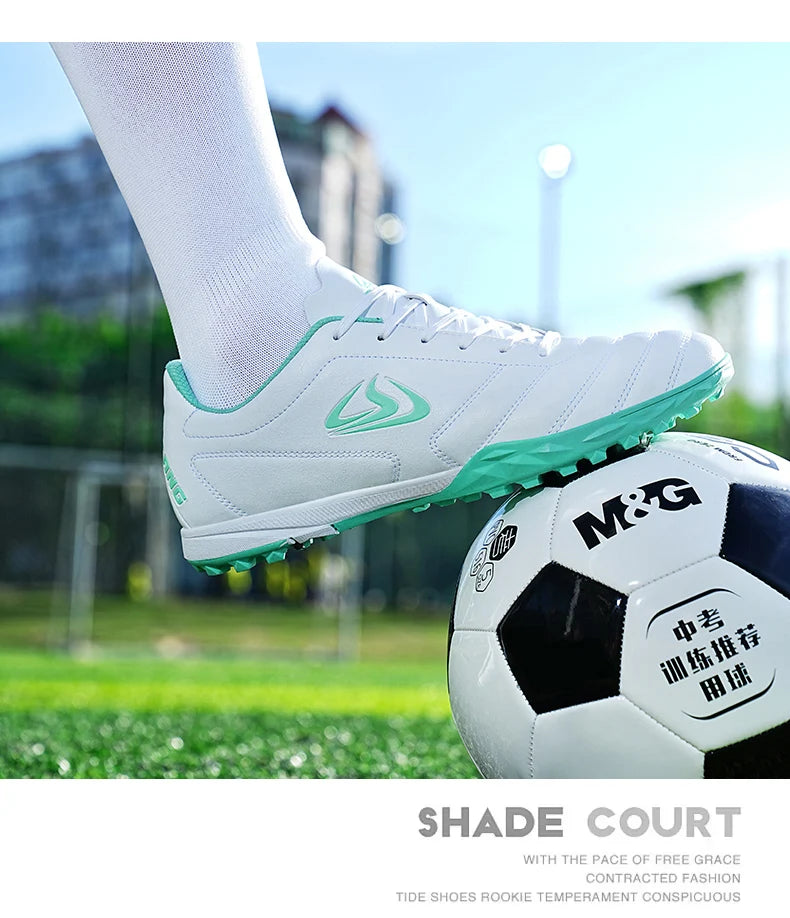 Professional Men Soccer Shoes Adult Football Sneakers Indoor Futsal Ultralight