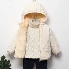 Baby Kids Coats Winter Thicken Jackets For Boys Warm Plush Outerwear