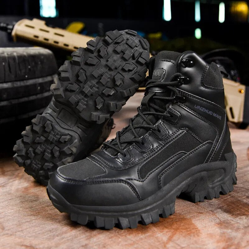 Men Tactical Boots Army Boots Mens Military Desert Waterproof  Ankle