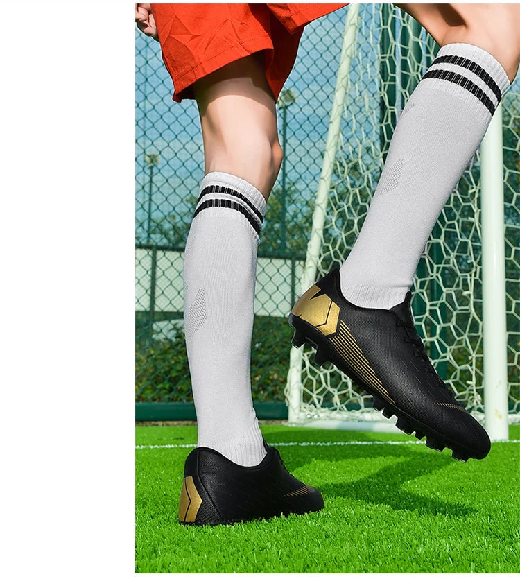Soccer Shoes Society Grass Indoor Sports Fast Football Field Boots Futsal Non Slip