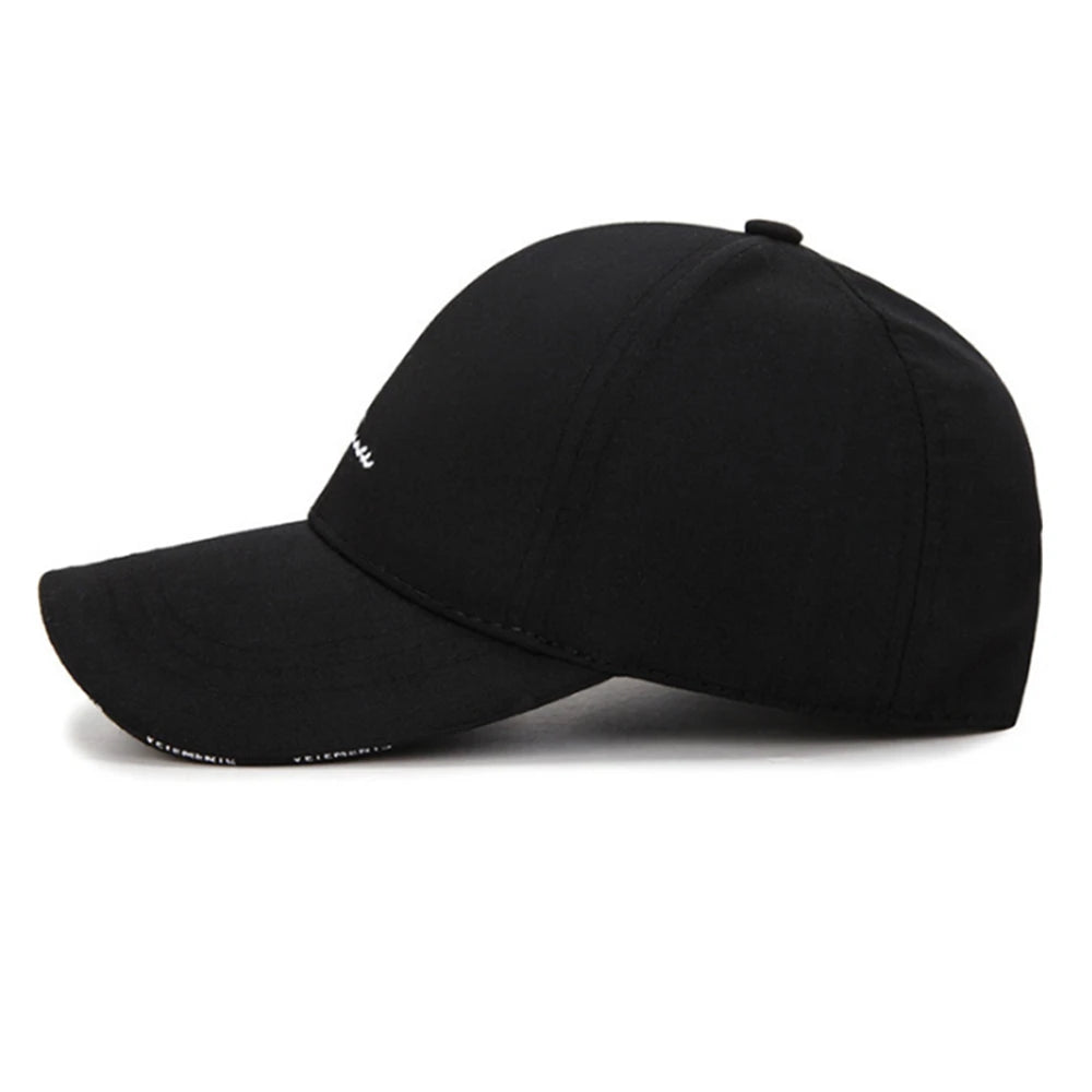 Men And Women Spring And Summer Baseball Cap Hipster Wild Black And White