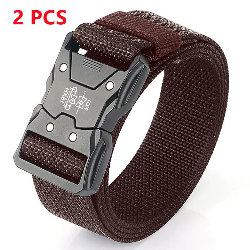Men Belt Outdoor Hunting Tactical Belt Multi-Function Buckle Nylon Belt High Quality Marine Corps Canvas Belt Plastic buckle