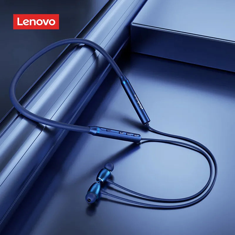 Origial Lenovo HE05X Bluetooth 5.0 Magnetic Absorption In-ear Design Earphones Skin-touching Headset HiFi Sound Headphones
