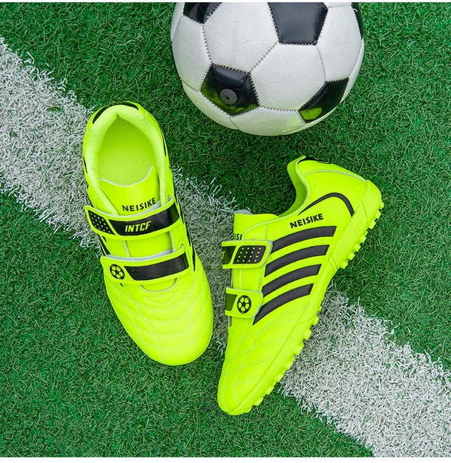 Kids Soccer Shoes School Football Boots Cleats Grass Sneakers Boy Girl Outdoor