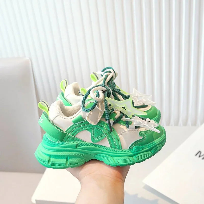 Kids Casual Sport Shoes Fashion Mesh Breathable Boys Sneakers