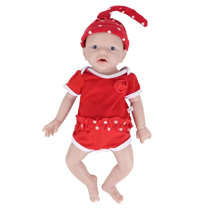 IVITA 100% Full Body Silicone Reborn Baby Dolls Painted Realistic Baby Doll Wholesale Lifelike Toys for Children Christmas Gift