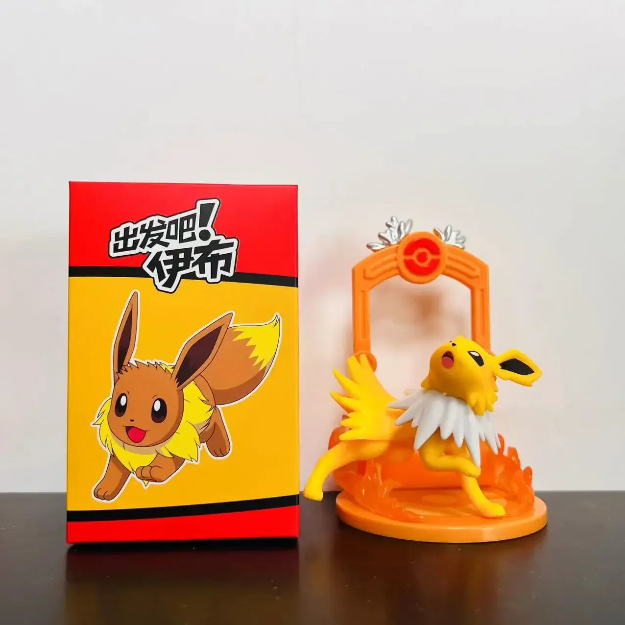 9pcs Pokemon Eevee Evolution Figure Set, Eevee Sylveon Espeon Glaceon Leafeon Anime Model Toys Collection for Kids Gift