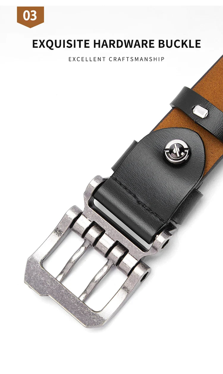 Men Belt Male High Quality Leather Belt Men Male Genuine Leather Strap Luxury Pin Buckle Fancy Vintage Jeans Free Shipping