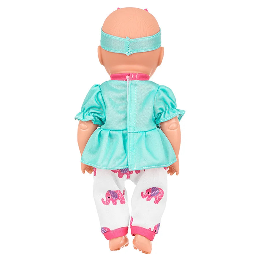 12inch Realistic Reborn Baby Doll For Kids Cute Baby Doll Movable Doll With Jumpsuits Birthday Gifts Children's Toys