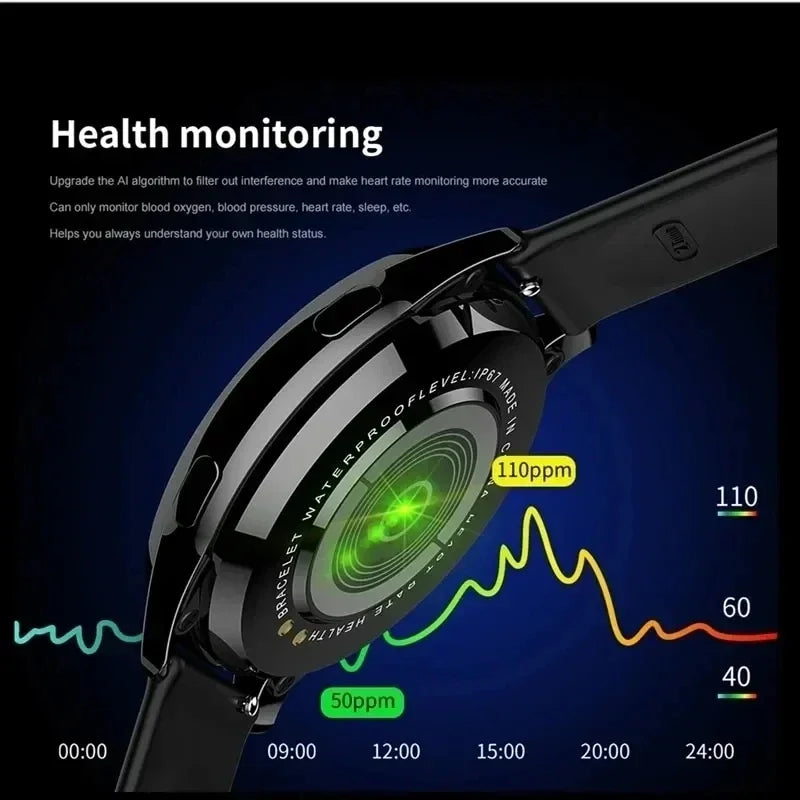 2026 New NFC Smart Watch For Bluetooth Calls Waterproof Smartwatch Men Watches Women Fitness Bracelet Custom Watch Face