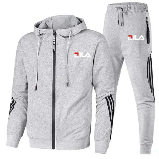 Spring and autumn men's sportswear 2-piece set zipper jacket casual sports pants