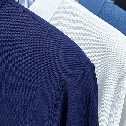 Premium Brand Quality Men's Polo Shirt Autumn Fashion Cartoon Embroid Long Sleeve Exquisite Lapel T-Shirt Business Menswear Top