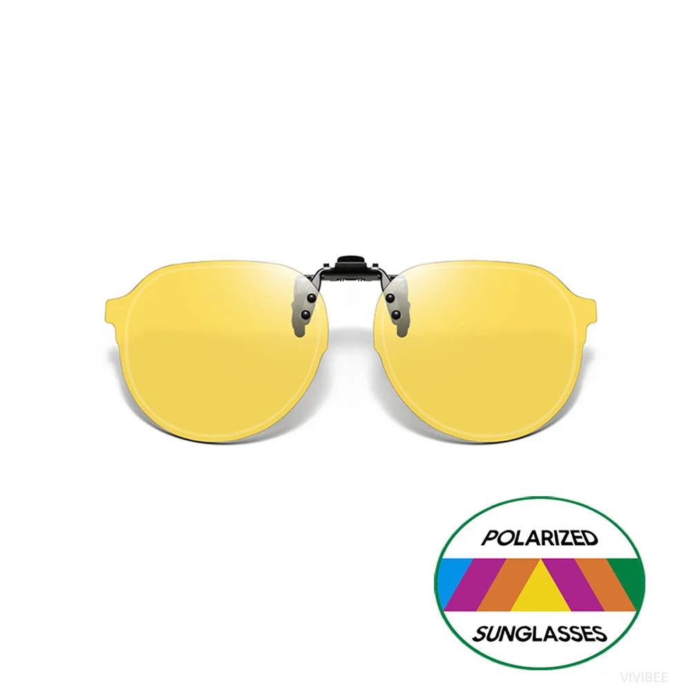 Sunglasses Women Big Size Driving Sun Glasses with Clips